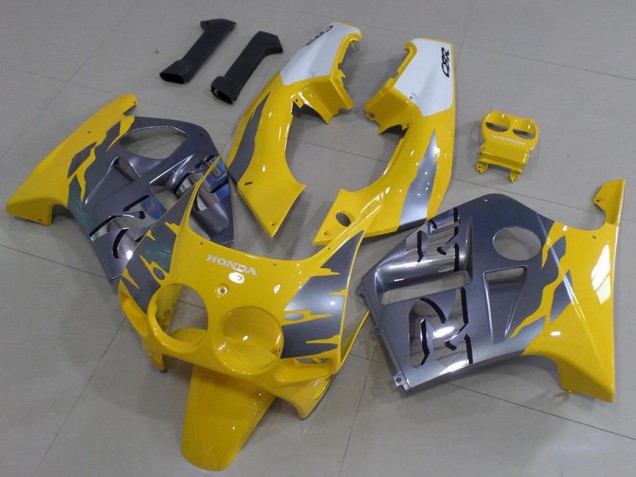 Cheapest 1988-1989 Grey Yellow Honda CBR250RR MC19 Motorbike Fairing Kits Canada Cheapest 1988-1989 Grey Yellow Honda CBR250RR MC19 Motorbike Fairing Kits Canada
