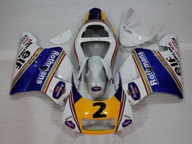 Cheapest 1994-1996 White Blue Yellow Honda NSR250 MC28 P4 Bike Fairing Kit Canada