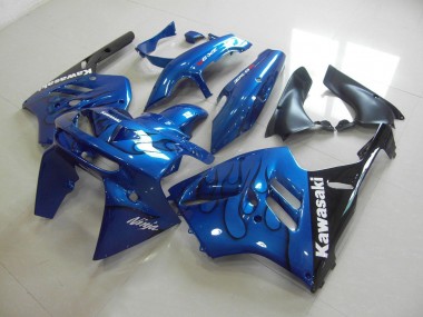 Cheapest 1994-1997 Blue Black Flame Kawasaki ZX9R Motor Bike Fairings Canada