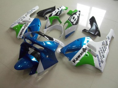 Cheapest 1994-1997 Light Blue White Kawasaki ZX9R Moto Fairings Canada