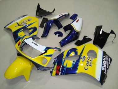 Cheapest 1996-2000 Yellow Corona Suzuki GSXR 600 Motorcycle Fairings Canada