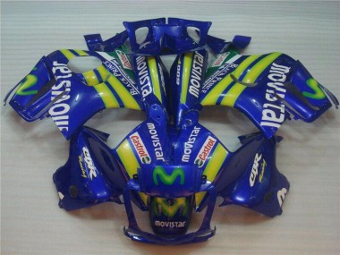 Cheapest 1995-1998 Blue Movistar Castrol Honda CBR600 F3 Motor Bike Fairings Canada