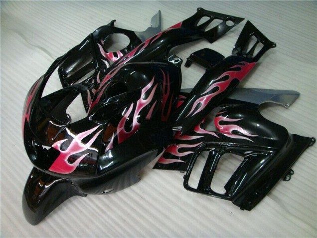 Cheapest 1995-1998 Black Red Flame Honda CBR600 F3 Bike Fairing Kit Canada Cheapest 1995-1998 Black Red Flame Honda CBR600 F3 Bike Fairing Kit Canada
