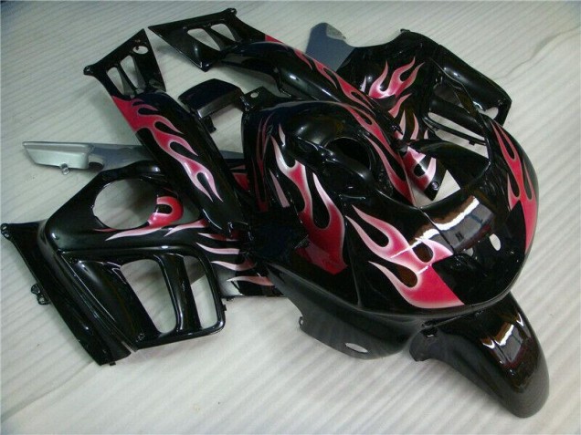 Cheapest 1995-1998 Black Red Flame Honda CBR600 F3 Bike Fairing Kit Canada Cheapest 1995-1998 Black Red Flame Honda CBR600 F3 Bike Fairing Kit Canada