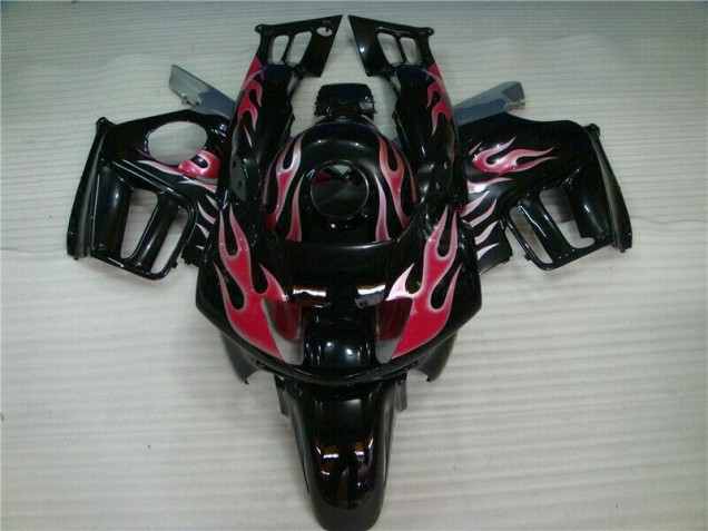 Cheapest 1995-1998 Black Red Flame Honda CBR600 F3 Bike Fairing Kit Canada Cheapest 1995-1998 Black Red Flame Honda CBR600 F3 Bike Fairing Kit Canada