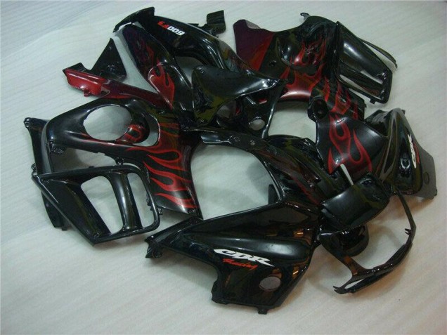 Cheapest 1995-1998 Black Red Flame Honda CBR600 F3 Motorcyle Fairings Canada Cheapest 1995-1998 Black Red Flame Honda CBR600 F3 Motorcyle Fairings Canada