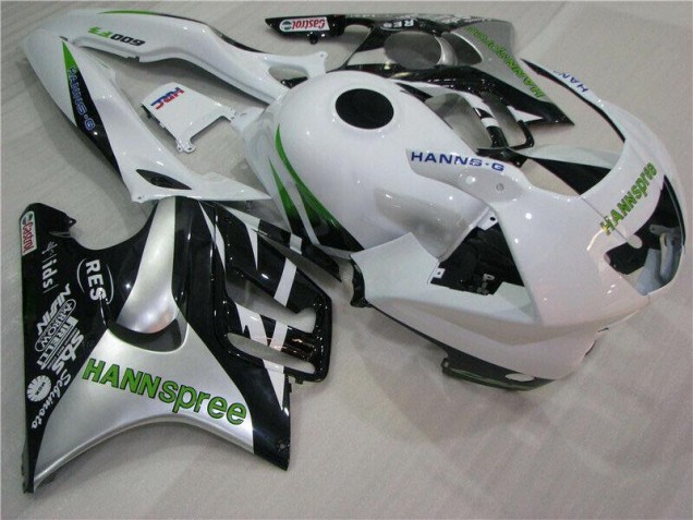 Cheapest 1995-1998 White Green Hannspree Honda CBR600 F3 Motorcycle Fairings Kit Canada Cheapest 1995-1998 White Green Hannspree Honda CBR600 F3 Motorcycle Fairings Kit Canada