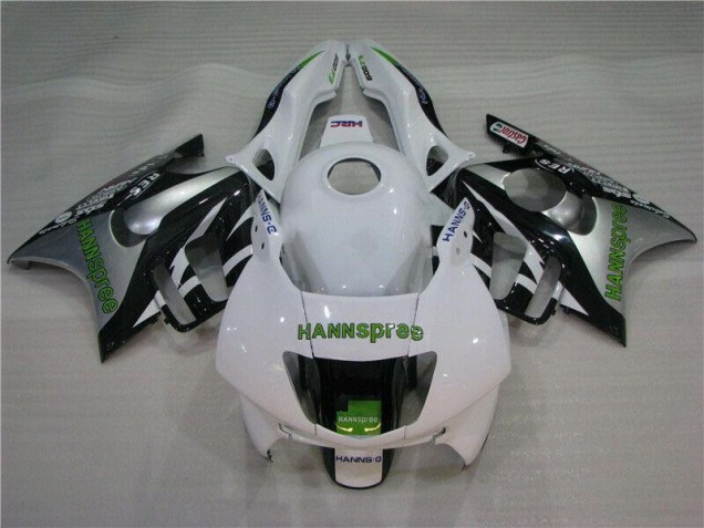 Cheapest 1995-1998 White Green Hannspree Honda CBR600 F3 Motorcycle Fairings Kit Canada Cheapest 1995-1998 White Green Hannspree Honda CBR600 F3 Motorcycle Fairings Kit Canada