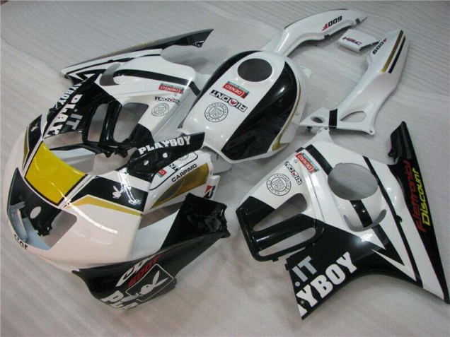 Cheapest 1995-1998 White Black Playboy Honda CBR600 F3 Motorcycle Fairing Canada Cheapest 1995-1998 White Black Playboy Honda CBR600 F3 Motorcycle Fairing Canada