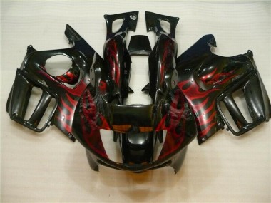 Cheapest 1995-1998 Black Red Flame Honda CBR600 F3 Motorcycle Fairing Canada