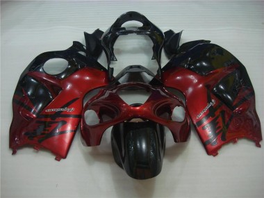 Cheapest 1996-2007 Red Black Suzuki GSXR 1300 Hayabusa Motorcycle Fairing Kit Canada
