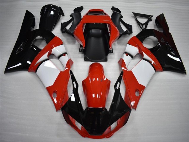 Cheapest 1998-2002 Black White Yamaha YZF R6 Motorbike Fairing Canada
