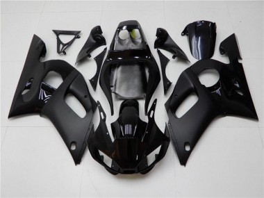 Cheapest 1998-2002 Glossy Matte Black Yamaha YZF R6 Moto Fairings Canada