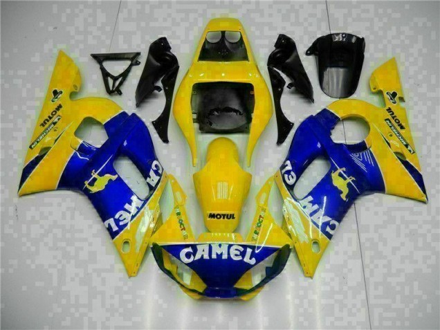 Cheapest 1998-2002 Yellow Blue Yamaha YZF R6 Moto Fairings Canada Cheapest 1998-2002 Yellow Blue Yamaha YZF R6 Moto Fairings Canada
