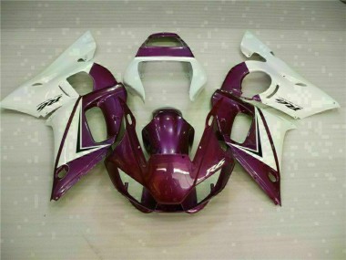Cheapest 1998-2002 Purple White Yamaha YZF R6 Replacement Fairings Canada