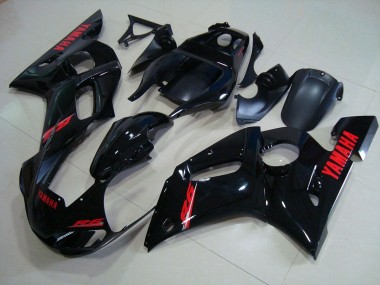 Cheapest 1998-2002 Glossy Black Red Decals Yamaha YZF R6 Motorbike Fairings Canada