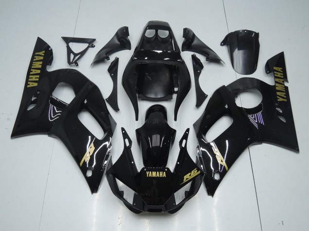 Cheapest 1998-2002 Glossy Black Gold Sticker Yamaha YZF R6 Bike Fairings Canada Cheapest 1998-2002 Glossy Black Gold Sticker Yamaha YZF R6 Bike Fairings Canada