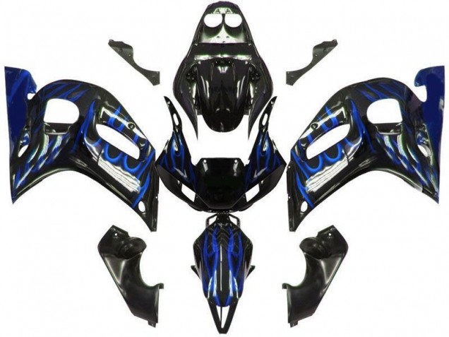 Cheapest 1998-2002 Black Blue Flame Yamaha YZF R6 Motorcycle Bodywork Canada Cheapest 1998-2002 Black Blue Flame Yamaha YZF R6 Motorcycle Bodywork Canada