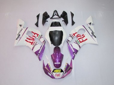 Cheapest 1998-2002 White Purple Fiat 46 Yamaha YZF R6 Motor Fairings Canada