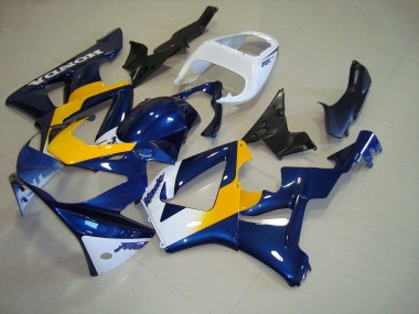 Cheapest 2000-2001 Dark Blue Yellow White Honda CBR900RR 929 Motorbike Fairing Canada