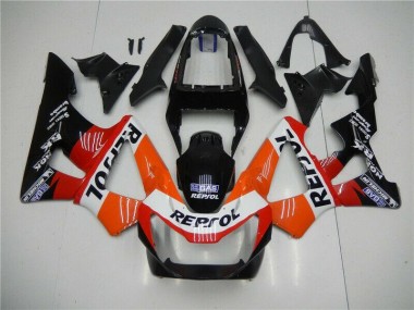 Cheapest 2000-2001 Orange Red Black Repsol Honda CBR900RR 929RR Motorbike Fairing Kits Canada