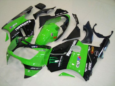 Cheapest 2000-2001 Green Monster Kawasaki ZX12R Motorcycle Fairing Kit Canada