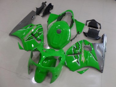Cheapest 2000-2001 Green Flame Kawasaki ZX12R Bike Fairings Canada