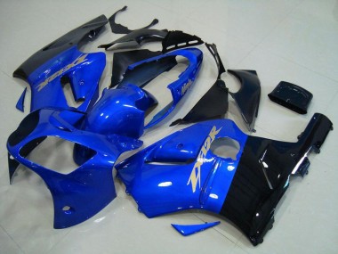 Cheapest 2000-2001 Blue Black Kawasaki ZX12R Bike Fairing Kit Canada