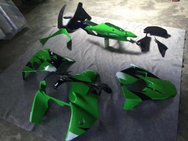 Cheapest 2000-2001 Green Matte Black Ink Blue Kawasaki ZX9R Motorcycle Replacement Fairings Canada