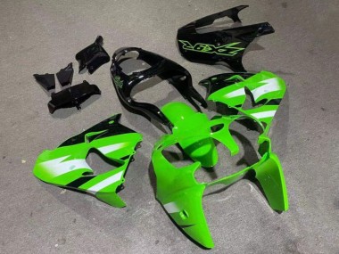 Cheapest 2000-2001 Green Glossy Black Kawasaki ZX9R Motorcylce Fairings Canada