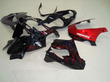 Cheapest 2000-2001 Red Flame Kawasaki ZX9R Motorbike Fairing Canada