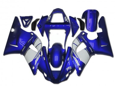 Cheapest 2000-2001 Blue White Yamaha YZF R1 Motorcycle Fairings Canada