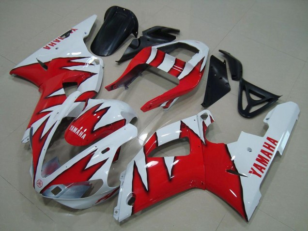 Cheapest 2000-2001 White Red Flame Yamaha YZF R1 Motorcylce Fairings Canada Cheapest 2000-2001 White Red Flame Yamaha YZF R1 Motorcylce Fairings Canada