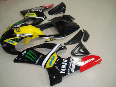 Cheapest 2000-2001 Yellow Monster Yamaha YZF R1 Motorbike Fairings Canada