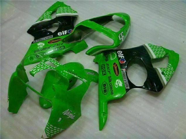 Cheapest 2000-2002 Green Black Kawasaki ZX6R Motor Bike Fairings Canada Cheapest 2000-2002 Green Black Kawasaki ZX6R Motor Bike Fairings Canada