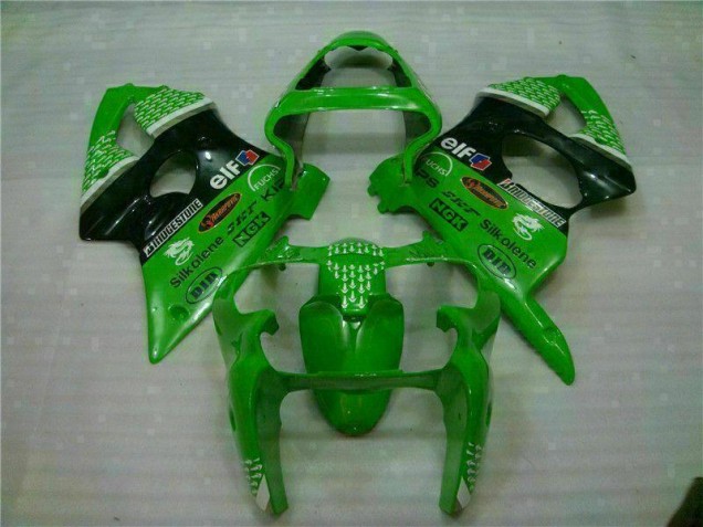 Cheapest 2000-2002 Green Black Kawasaki ZX6R Motor Bike Fairings Canada Cheapest 2000-2002 Green Black Kawasaki ZX6R Motor Bike Fairings Canada