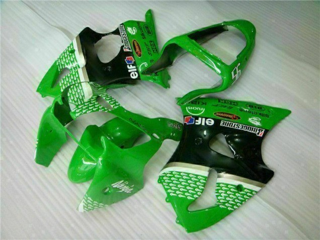 Cheapest 2000-2002 Green Black Kawasaki ZX6R Motorcycle Bodywork Canada Cheapest 2000-2002 Green Black Kawasaki ZX6R Motorcycle Bodywork Canada