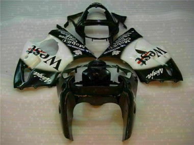 Cheapest 2000-2002 Black West Ninja Kawasaki ZX6R Motorcycle Fairings Kits Canada