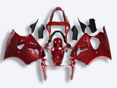 Cheapest 2000-2002 Red Kawasaki ZX6R Motorcycle Fairings Canada