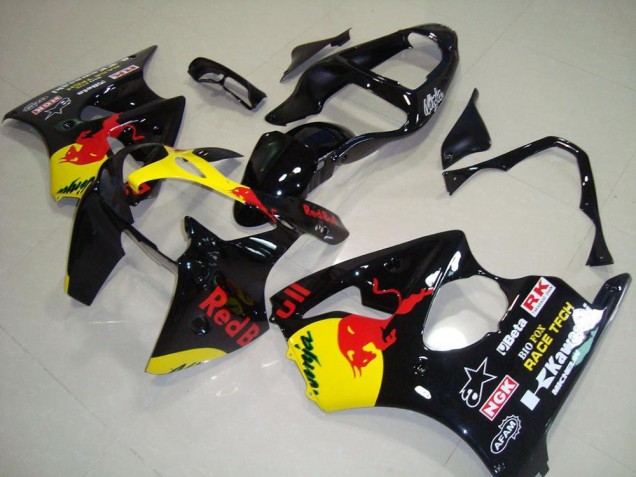 Cheapest 2000-2002 Red Bull Kawasaki ZX6R Motorcycle Fairings Kits Canada Cheapest 2000-2002 Red Bull Kawasaki ZX6R Motorcycle Fairings Kits Canada