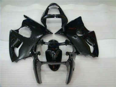 Cheapest 2000-2002 Glossy Black Kawasaki ZX6R Motorbike Fairing Kits Canada