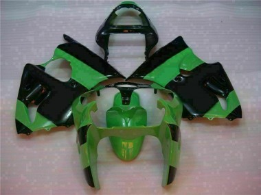 Cheapest 2000-2002 Green Black Kawasaki ZX6R Motorcycle Fairings Canada