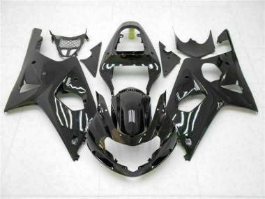 Cheapest 2000-2002 Glossy Black Suzuki GSXR 1000 Motorbike Fairing Canada