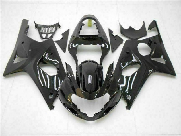 Cheapest 2000-2002 Glossy Black Suzuki GSXR 1000 Motorbike Fairing Canada