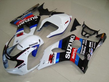 Cheapest 2000-2002 Black White Blue Suzuki GSXR 1000 Moto Fairings Canada