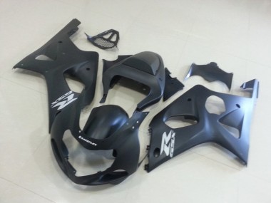Cheapest 2000-2002 Matte Black with Silver Gsxr Suzuki GSXR 1000 Motorcycle Fairings Kit Canada