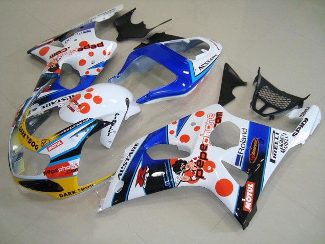 Cheapest 2000-2002 Pepe Phone Suzuki GSXR 1000 Motorcylce Fairings Canada Cheapest 2000-2002 Pepe Phone Suzuki GSXR 1000 Motorcylce Fairings Canada
