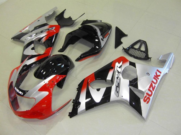 Cheapest 2000-2002 Red Silver Suzuki GSXR 1000 Motorcycle Fairings Canada