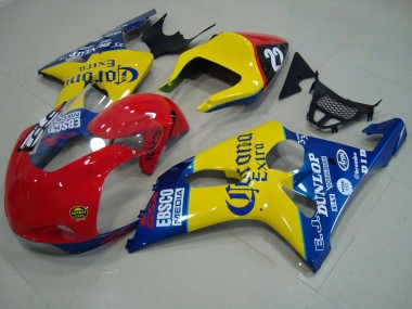 Cheapest 2000-2002 Red Yellow Blue Corona Race Suzuki GSXR 1000 Motorbike Fairings Canada