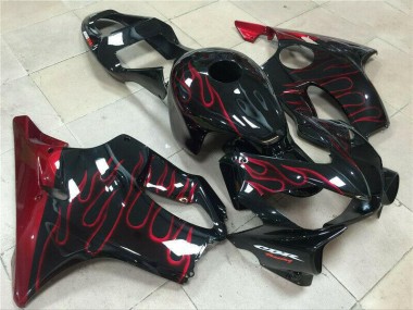 Cheapest 2001-2003 Red Flame Honda CBR600 F4i Motorcycle Fairings Kit Canada